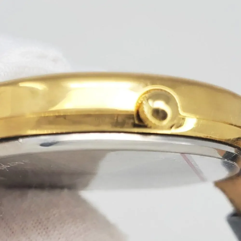 Disney Mickey Mouse Dual Dial Watch Gold Black Band H2F